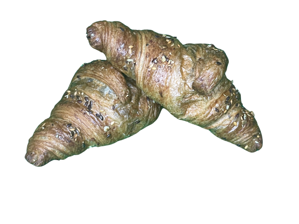 Croissant semi integral con semillas