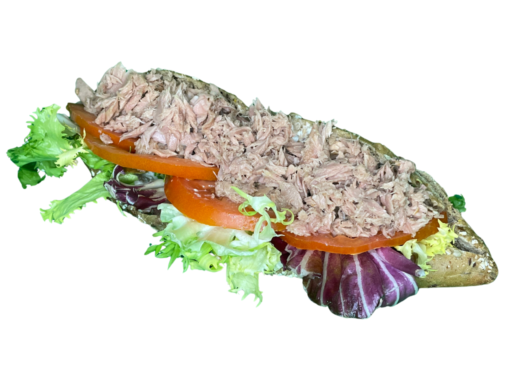 Bocadillo de Atún, Tomate y Lechuga