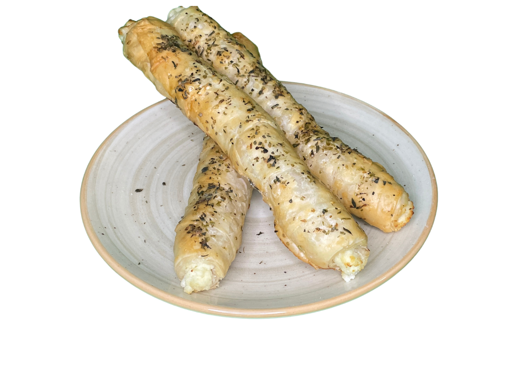 Rulos de queso de cabra